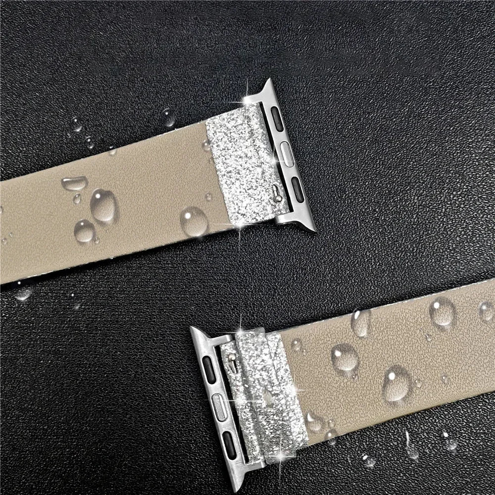 DazzleBand Luxe Leather Strap