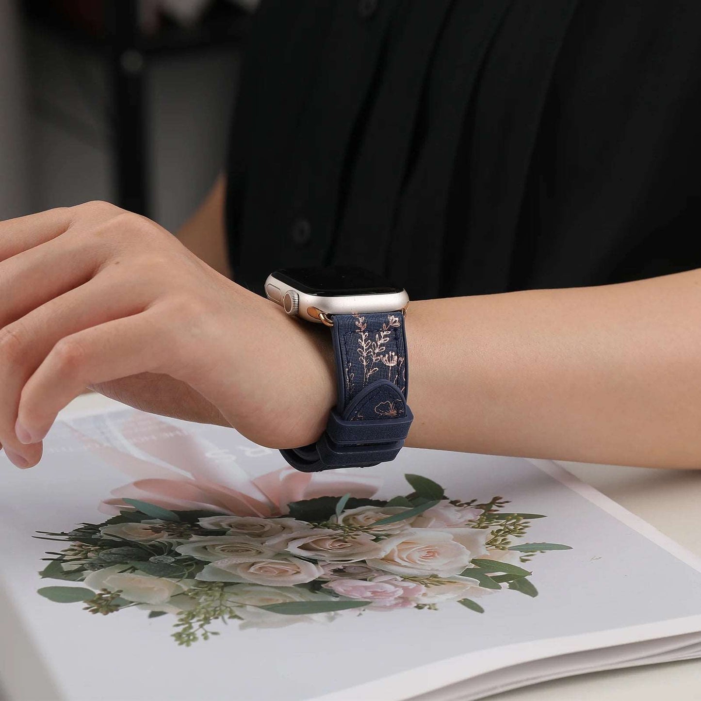 Leather & Silicone for Apple Watch Band