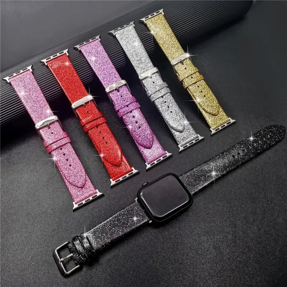 DazzleBand Luxe Leather Strap